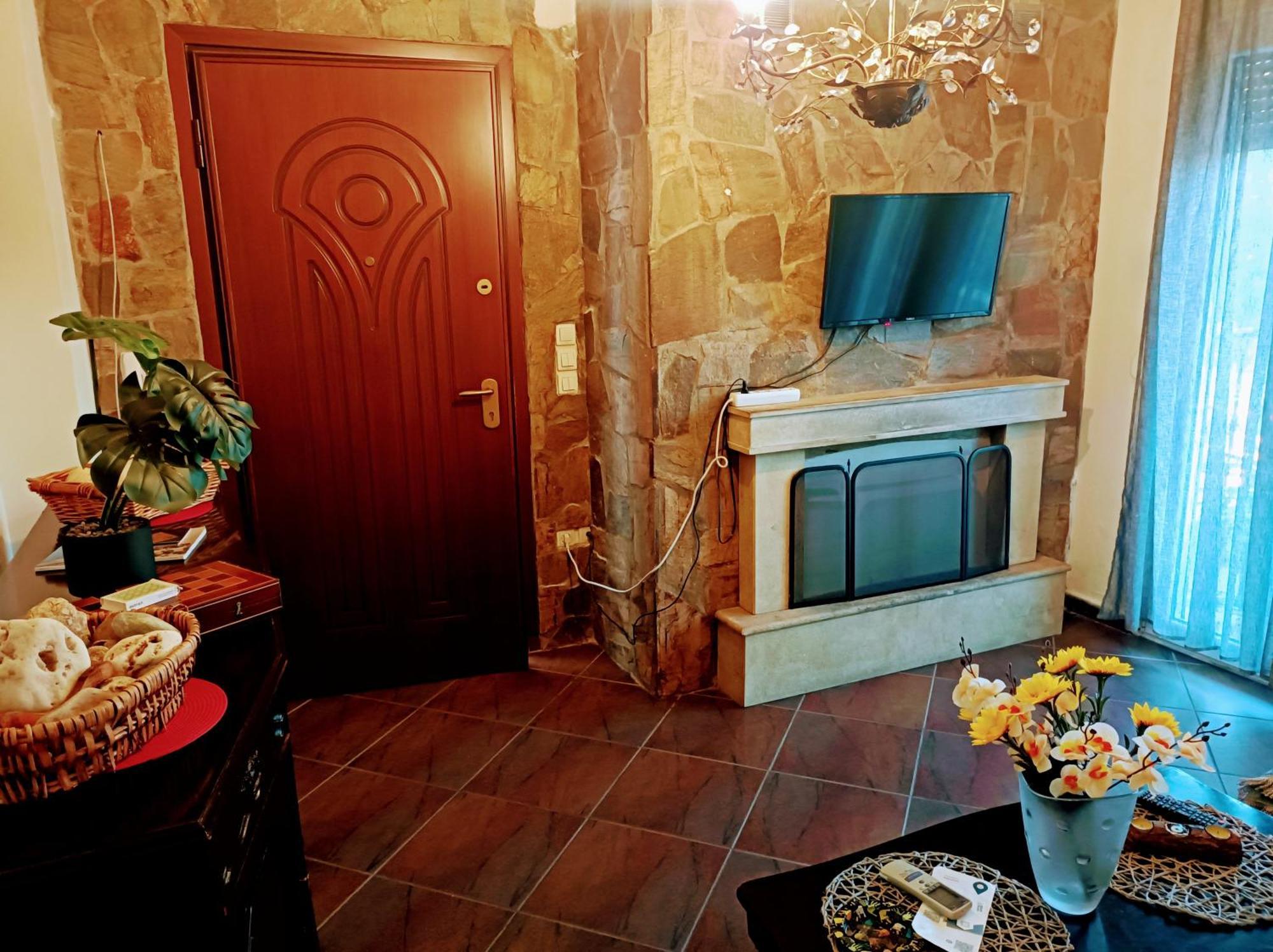 Blue Moon Accommodation Nea Michaniona Phòng bức ảnh